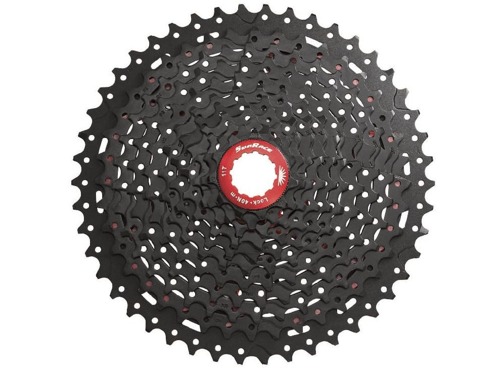 Cassette Sunrace CSMS2 10 Vitesses - 11-46T, Noire, Neuve En Boîte Pour VTT Ou Gravel