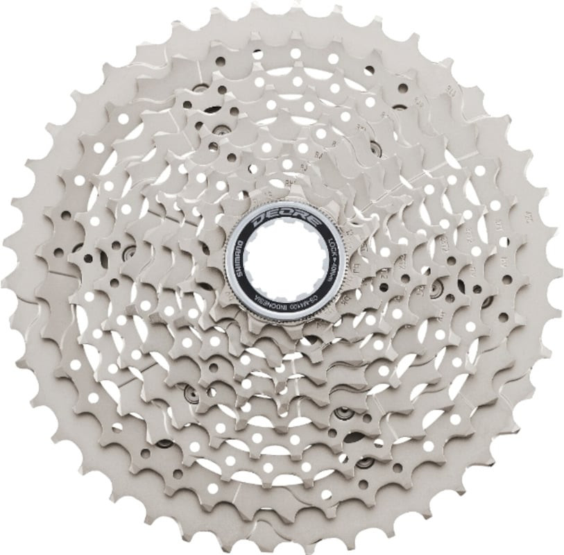 Shimano Deore CS-M4100 11-42T 10-Speed Cassette Silver Pushys