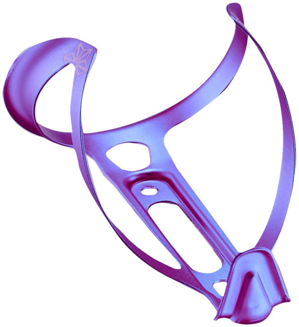Supacaz Fly Ano Alloy Bottle Cage Neon Purple - Pushys