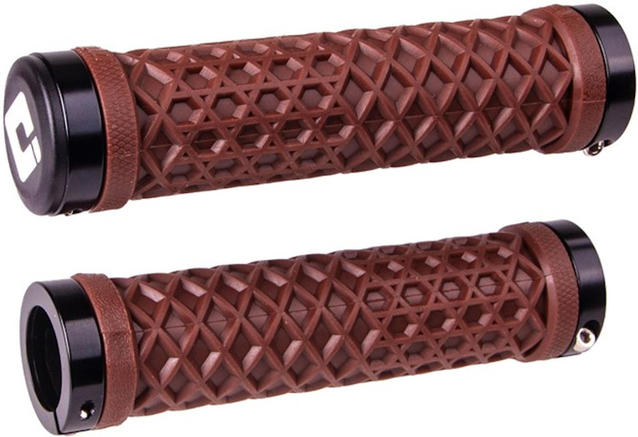 ODI Vans Lock On MTB BMX Grips Brown Pushys