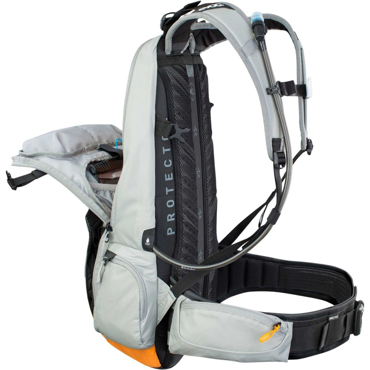 EVOC FR Enduro E-Ride 16L Protector Stone/Bright Orange