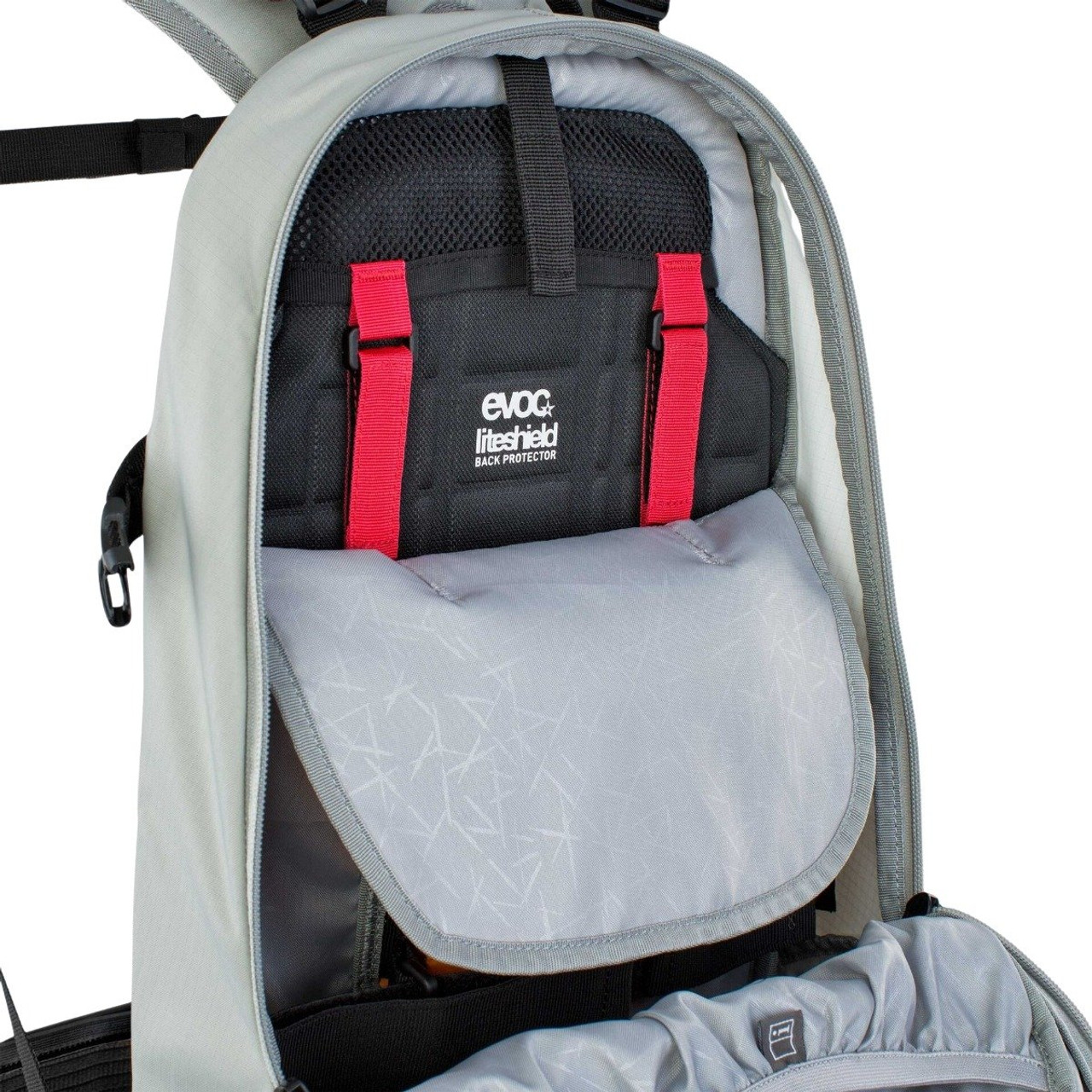 アクセサリー EVOC FR ENDURO 16L M/L Evoc Protector Backpack FR Enduro 16 16L - Stone | Maciag