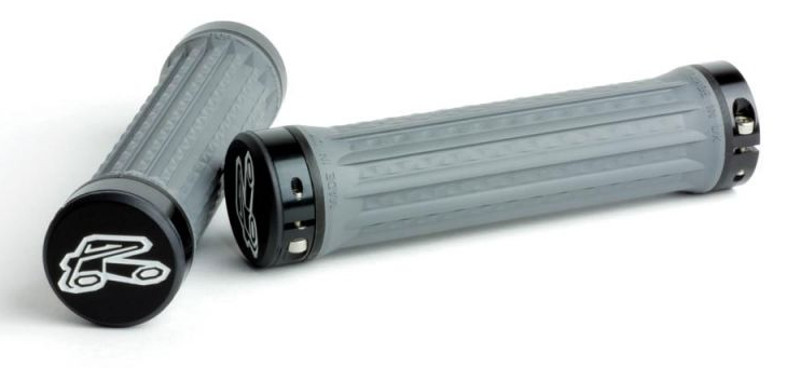 Renthal Traction Medium LockOn MTB Grips Grey Bikebug