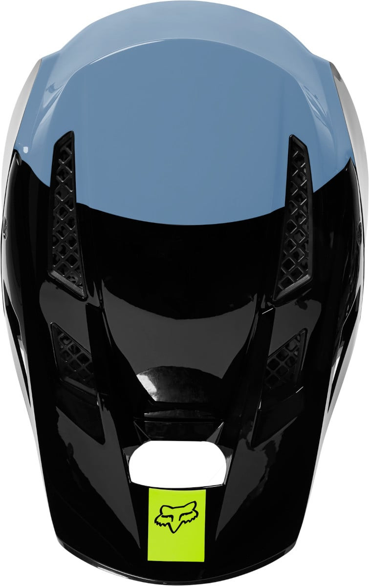 Fox Rampage Pro Carbon Fuel MIPS Full Face Helmet Blue Pushys