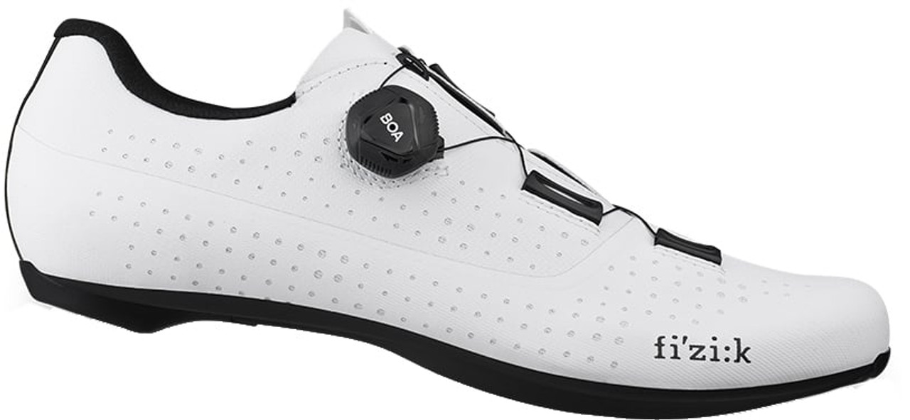 Fizik Tempo R4 Overcurve Road Shoes White/Black - Pushys