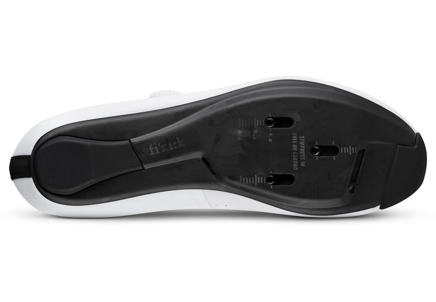 Fizik Tempo Decos Carbon Road Shoes White/White - Bikebug