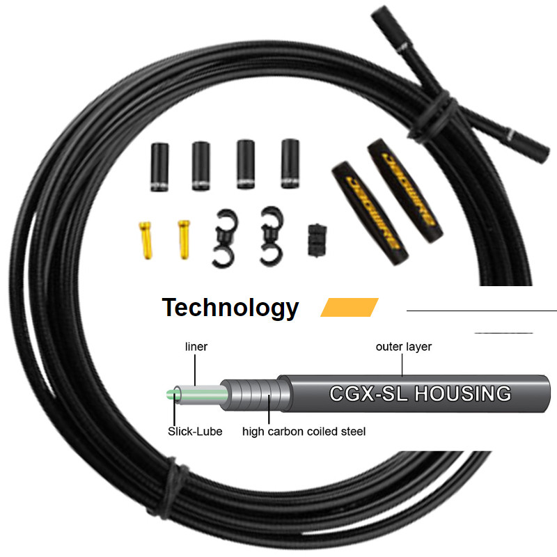 Jagwire Universal Sport Brake Cable Kit Black Pushys