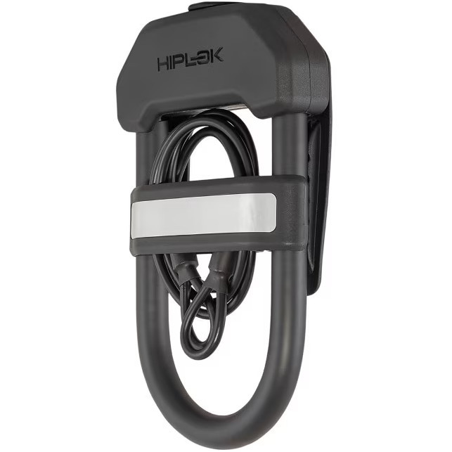 Hiplok DX Maximum Security D Lock Black with 2m Cable Bikebug