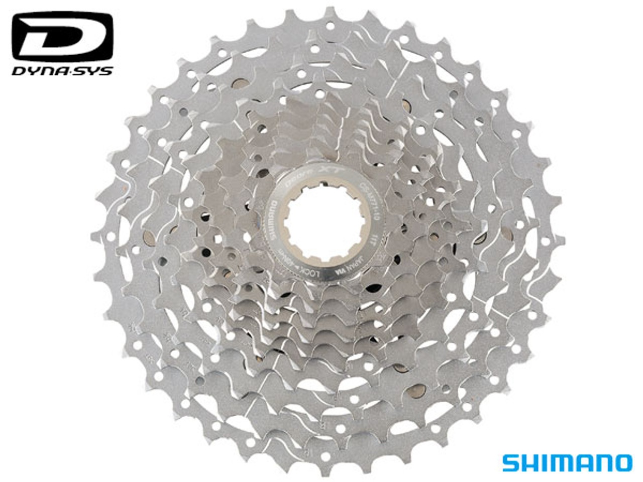 信頼も高い Deore Shimano XT Bikebug - Cassette 10sp 11-34T CS-M771 パーツ