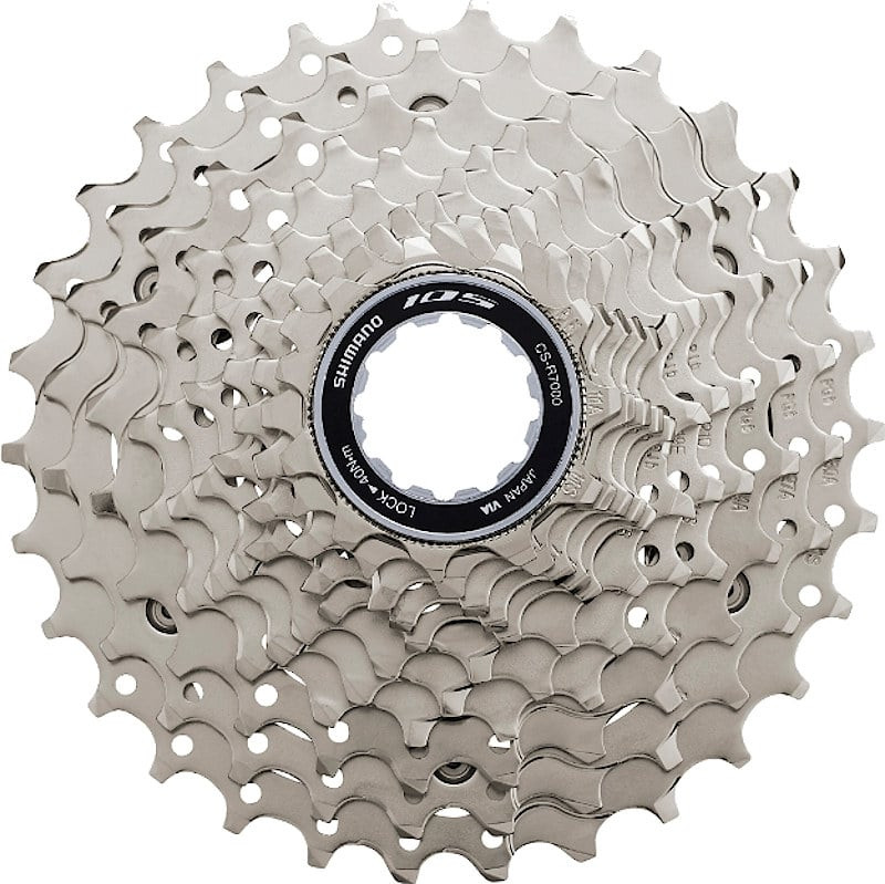 Shimano 105 CS-R7000 11-32T 11sp Road Cassette Silver - Pushys