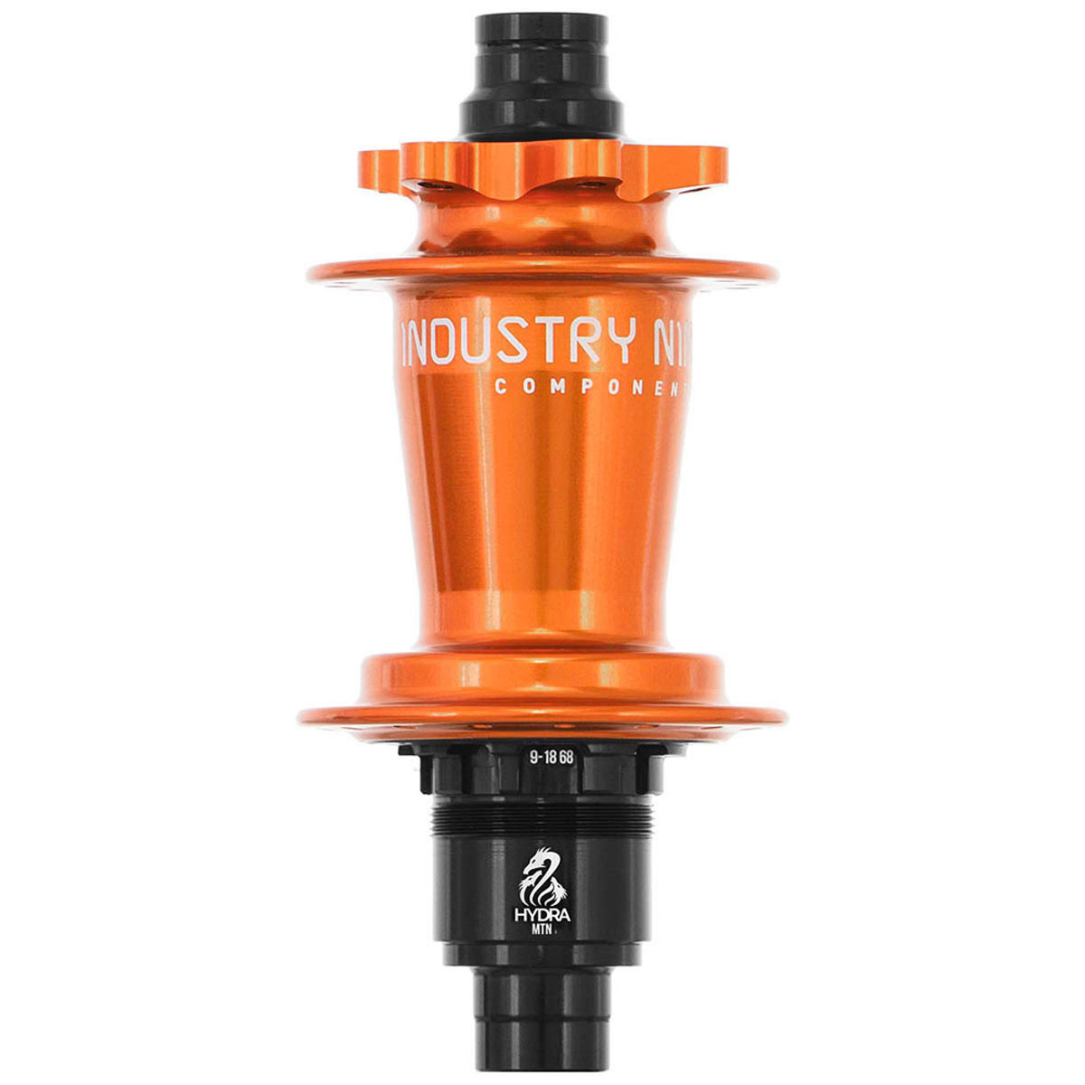 Industry Nine Hydra MTN 32H 6-Bolt 12x148 Orange XD Rear Hub