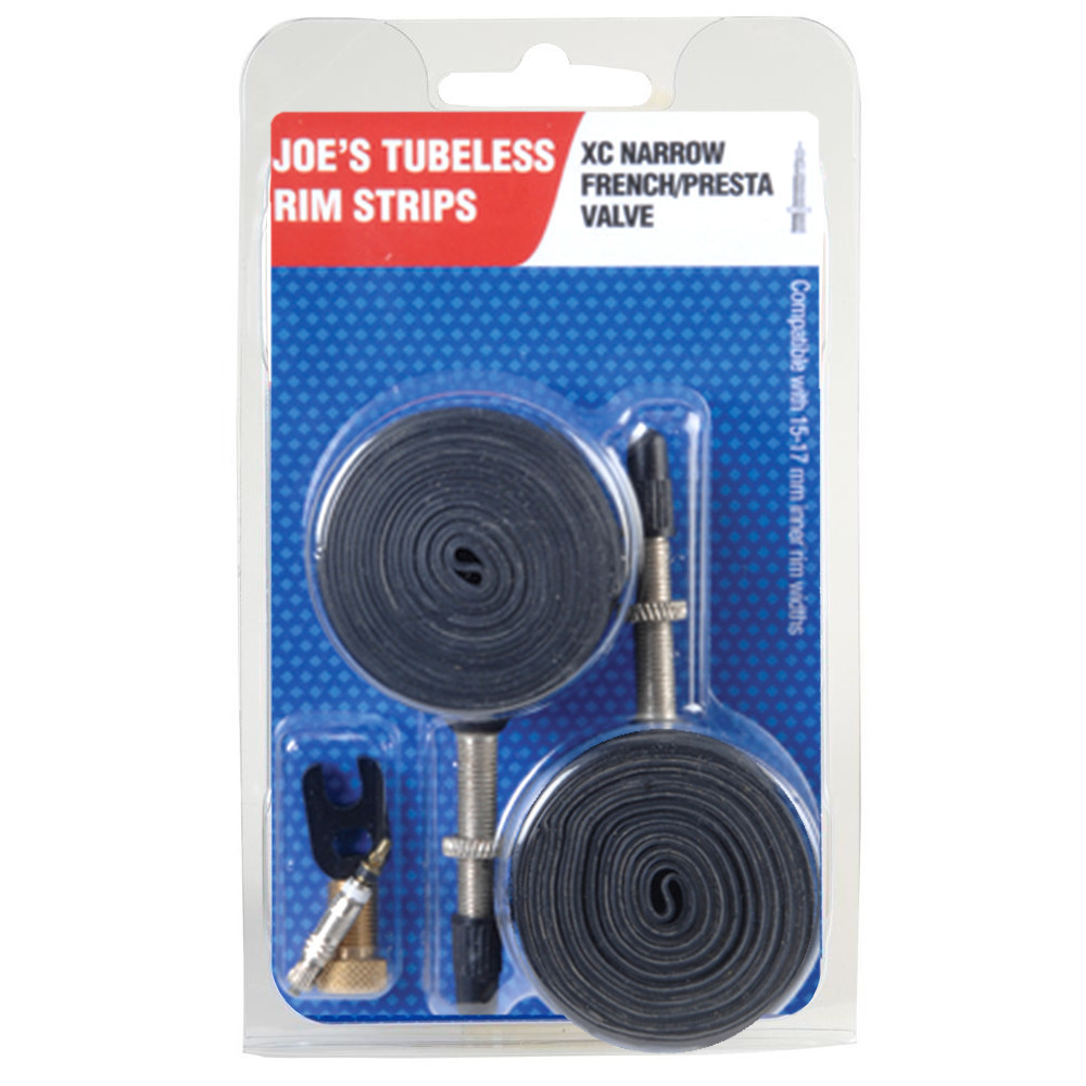 Joe's No-Flats Tubeless Rim Strips 15-17mm Presta White