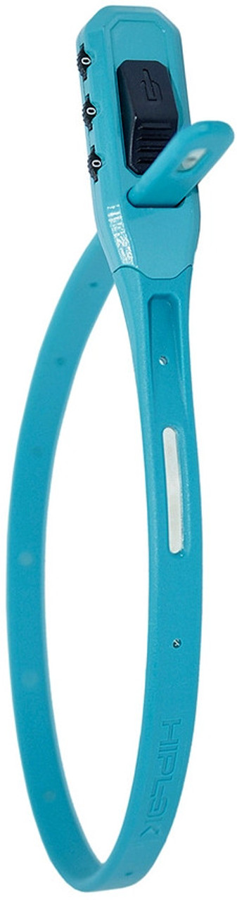 Hiplok Z Lok Combination Steel Core Security Tie Teal Bikebug