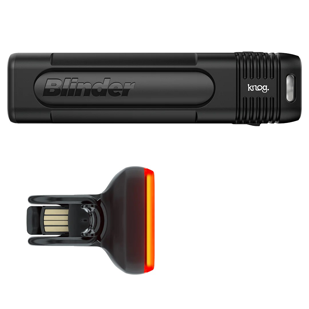 Knog Blinder 900 and Square Cycling Light Set - Pushys