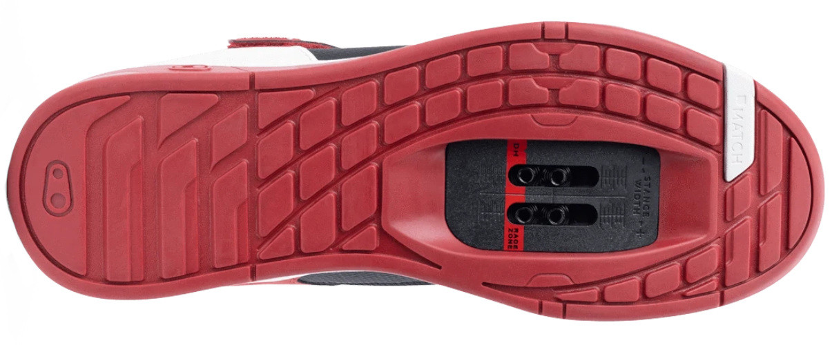 Crank Brothers Mallet Speed Lace SPD MTB Shoes Red/Black/White