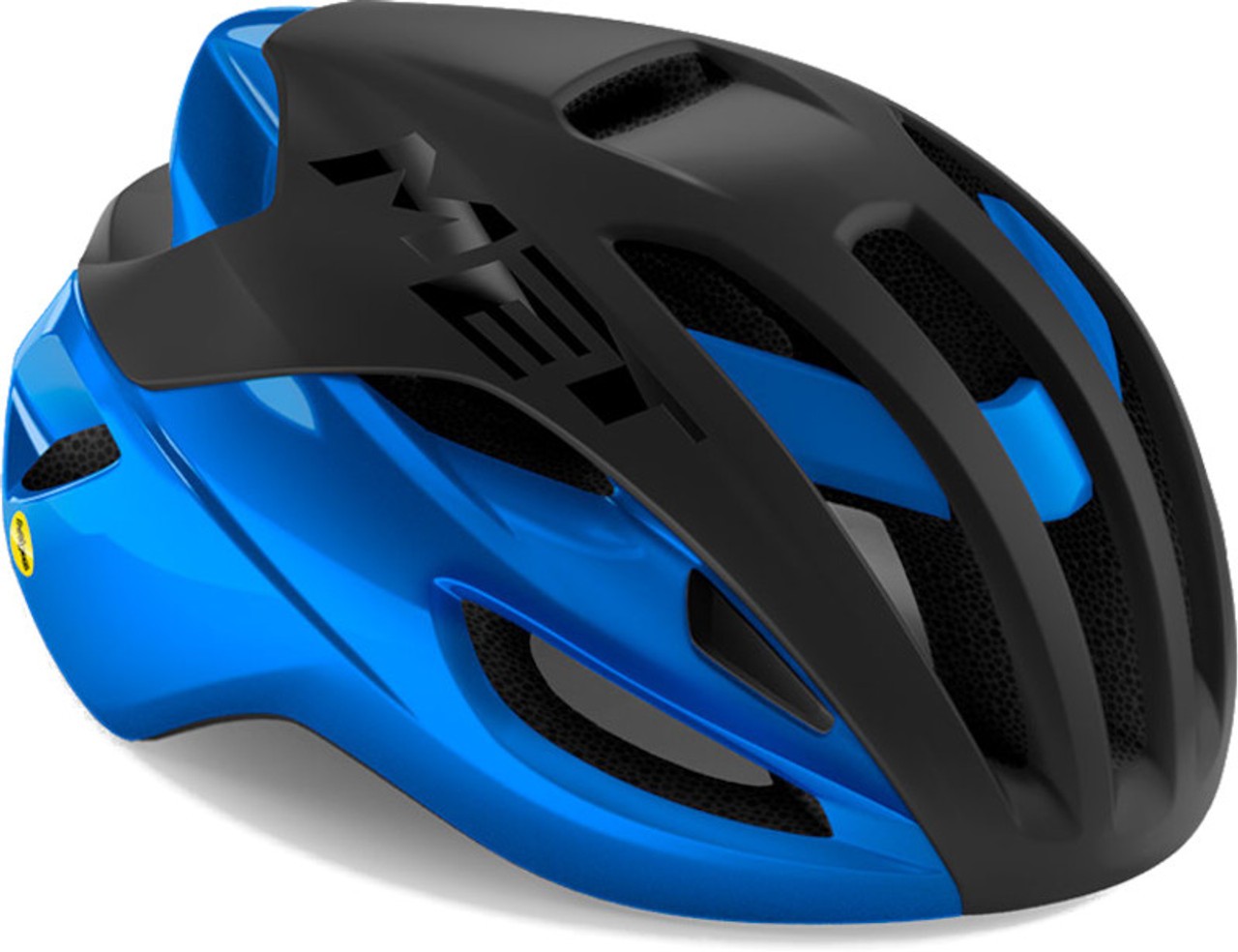 MET Rivale II MIPS Road Helmet Black/Blue - Pushys