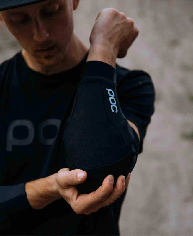 POC Oseus VPD Elbow Guards Uranium Black - Pushys