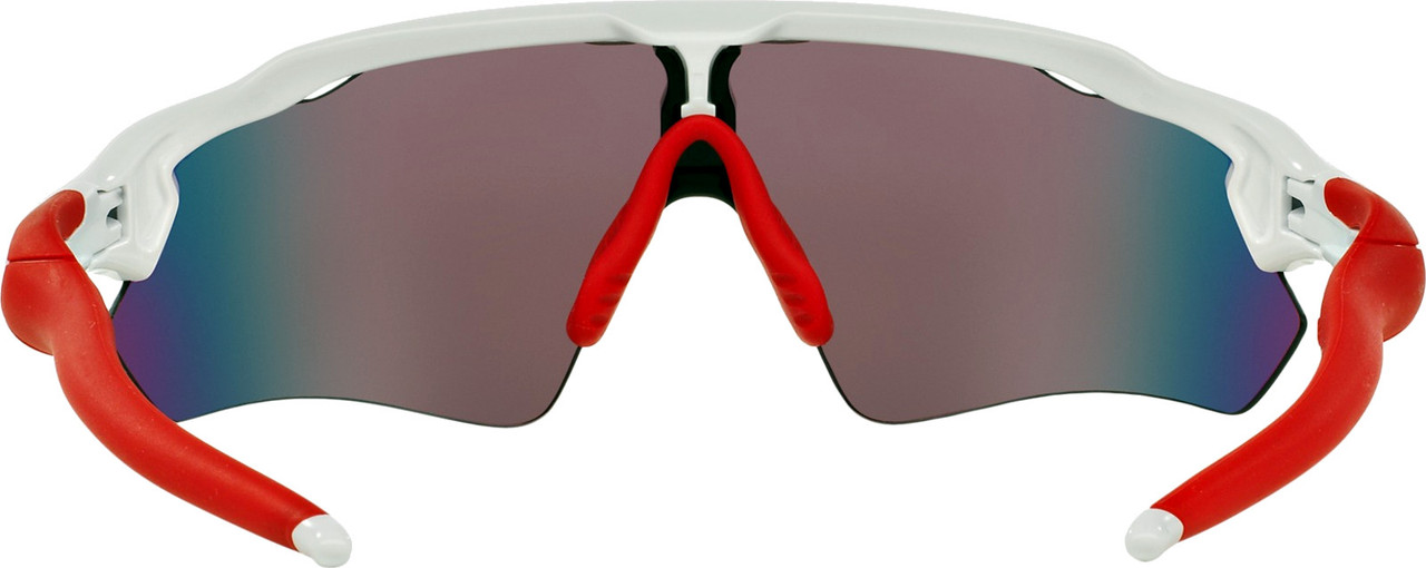 Oakley radar EV Path レッド×ホワイト Oakley Radar EV Path (Polished White, Prizm Snow Sapphire Iridium)