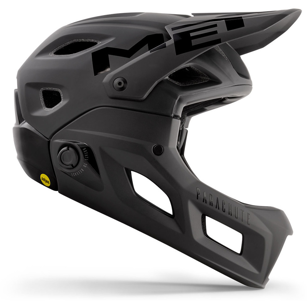 MET Parachute MCR Full Face MTB Helmet Matte Black Pushys