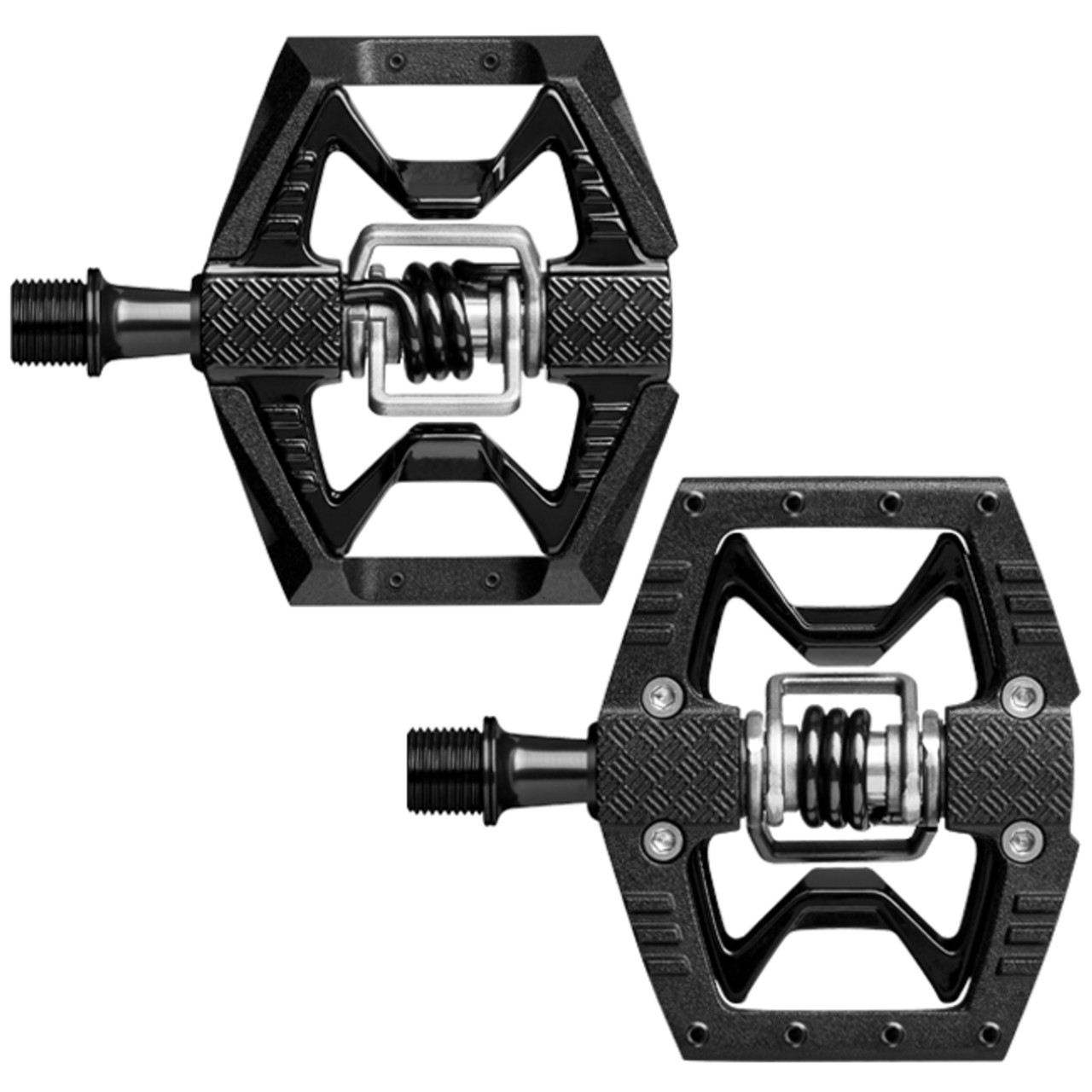 Half flat hot sale half clip pedals