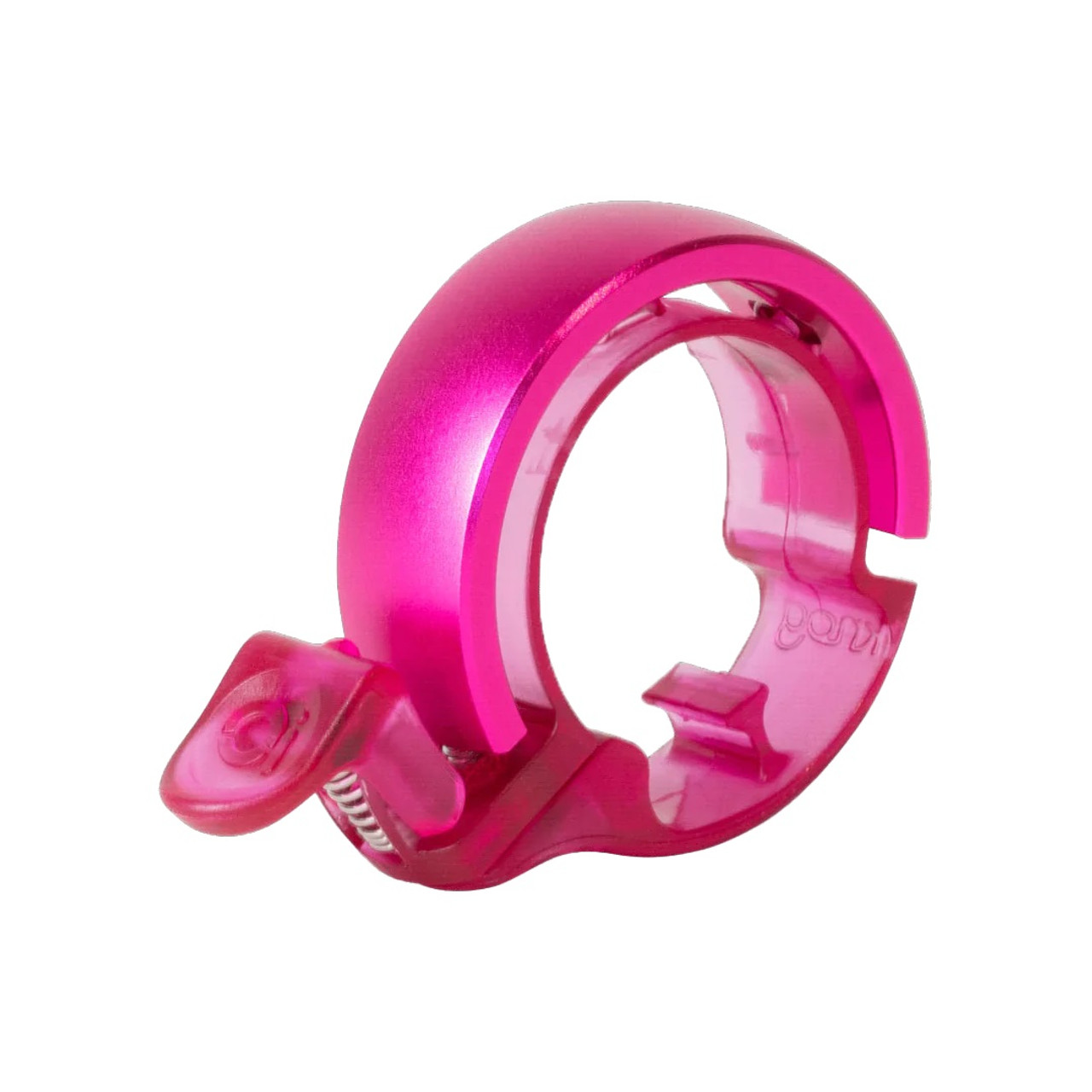 Knog Oi Classic Bike Bell Neon Raspberry Large Pushys