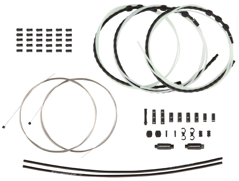Jagwire Road Elite Link Shift Cable Kit Black for SRAM + Shimano