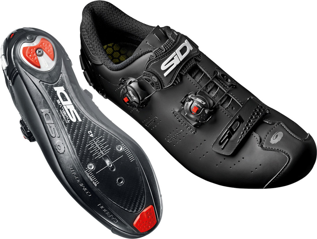 Sidi Ergo 5 Mega Road Shoes Matte Black - Bikebug