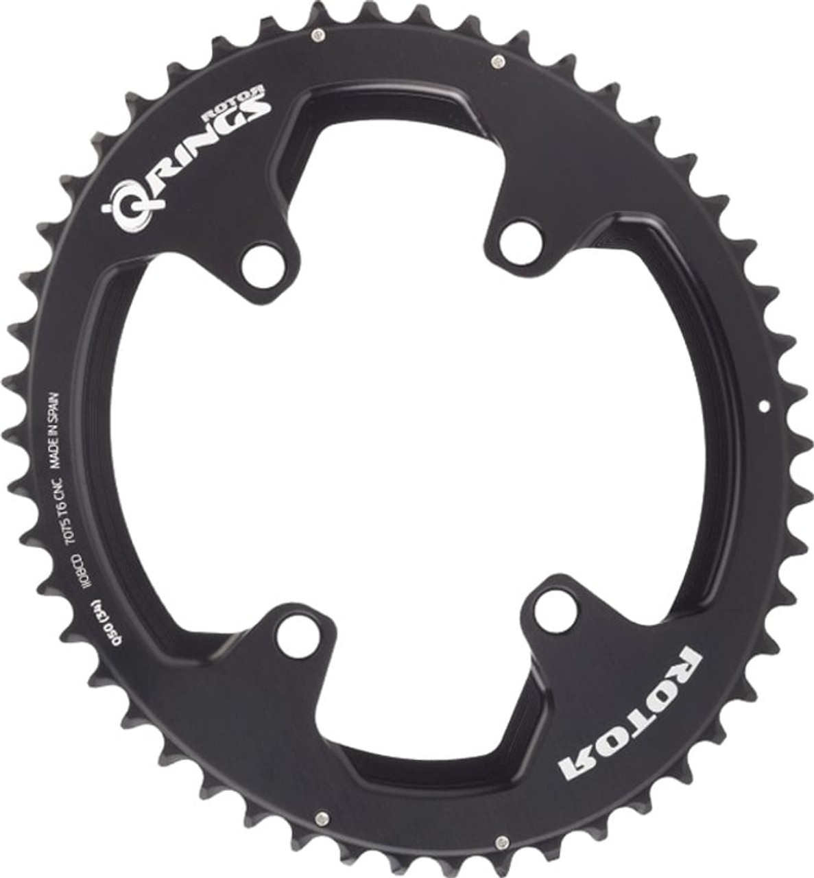 Rotor Q Rings 50T 110BCD 4 Bolt Spider Mount Oval Chainring