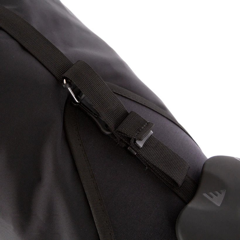 Restrap 14L Dry Bag with Large Saddle Bag Black - Pushys