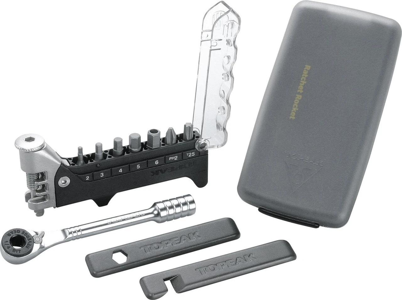 Topeak Rachet Topeak Ratchet Rocket with Case - Bikebug