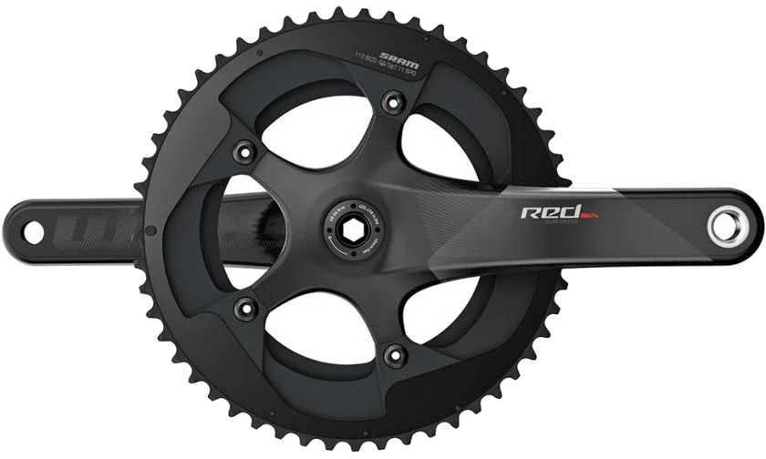 SRAM Red BB30 175mm 52/36T 110 BCD Crankset (eTap Graphics) - Pushys