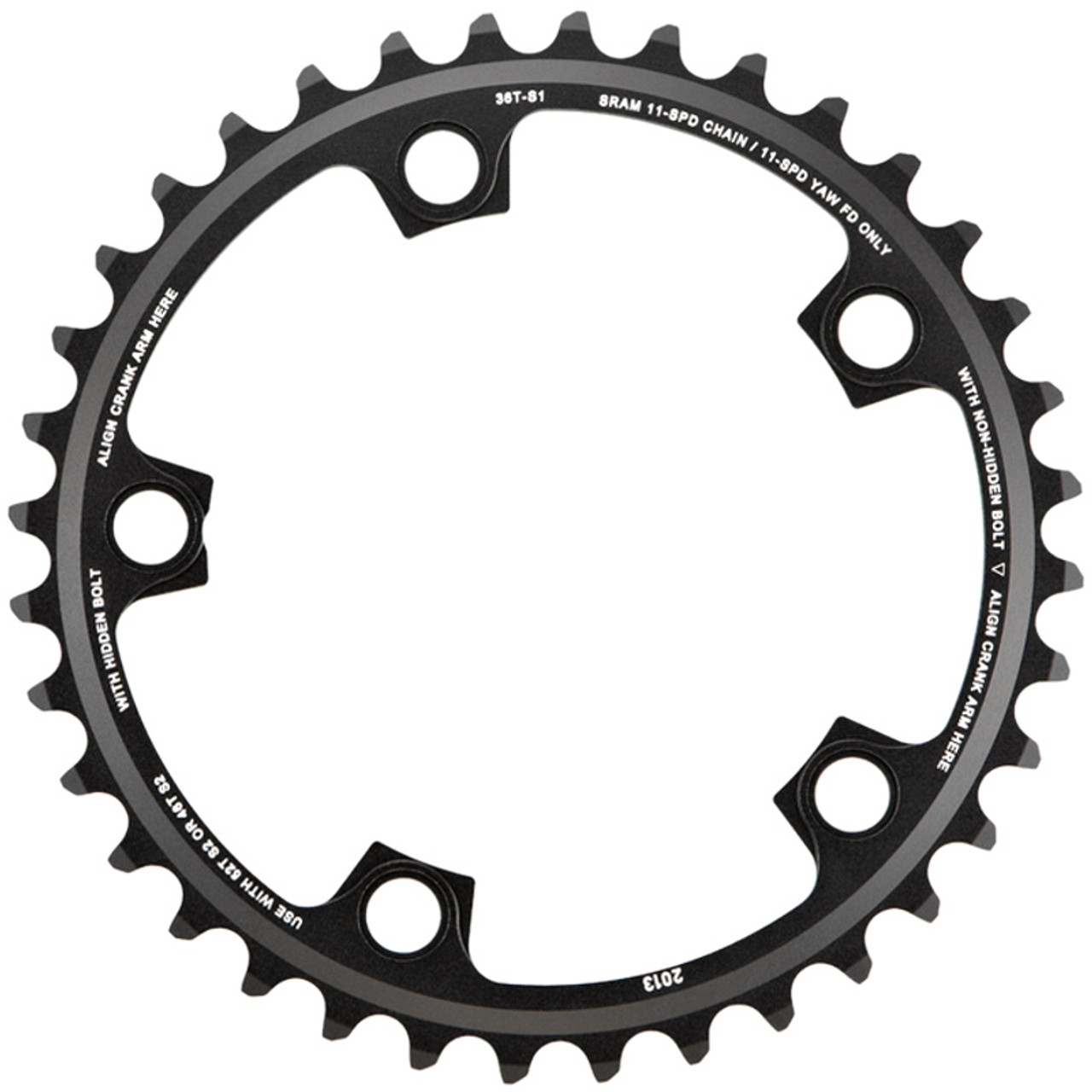 SRAM Red X-Glide Yaw 11S 110BCD Alloy Road Chainring Blast