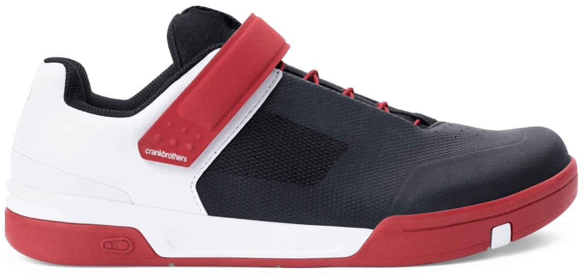 Crank Brothers Stamp Speed Lace Flat MTB Shoes Red/Black/White