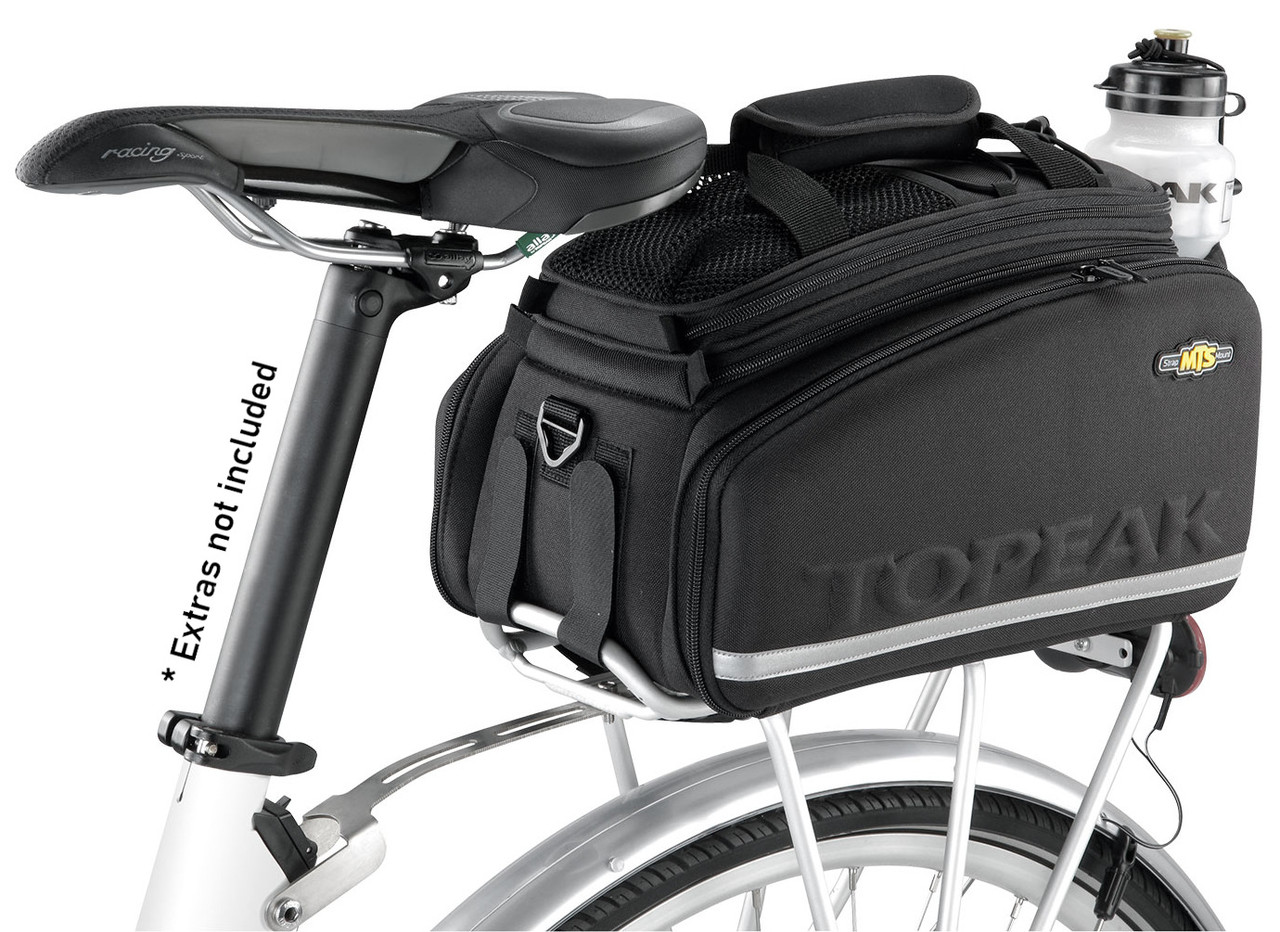 ROCKBROS Bike Rack Pannier Trunk Bag Waterproof Carbon Leather
