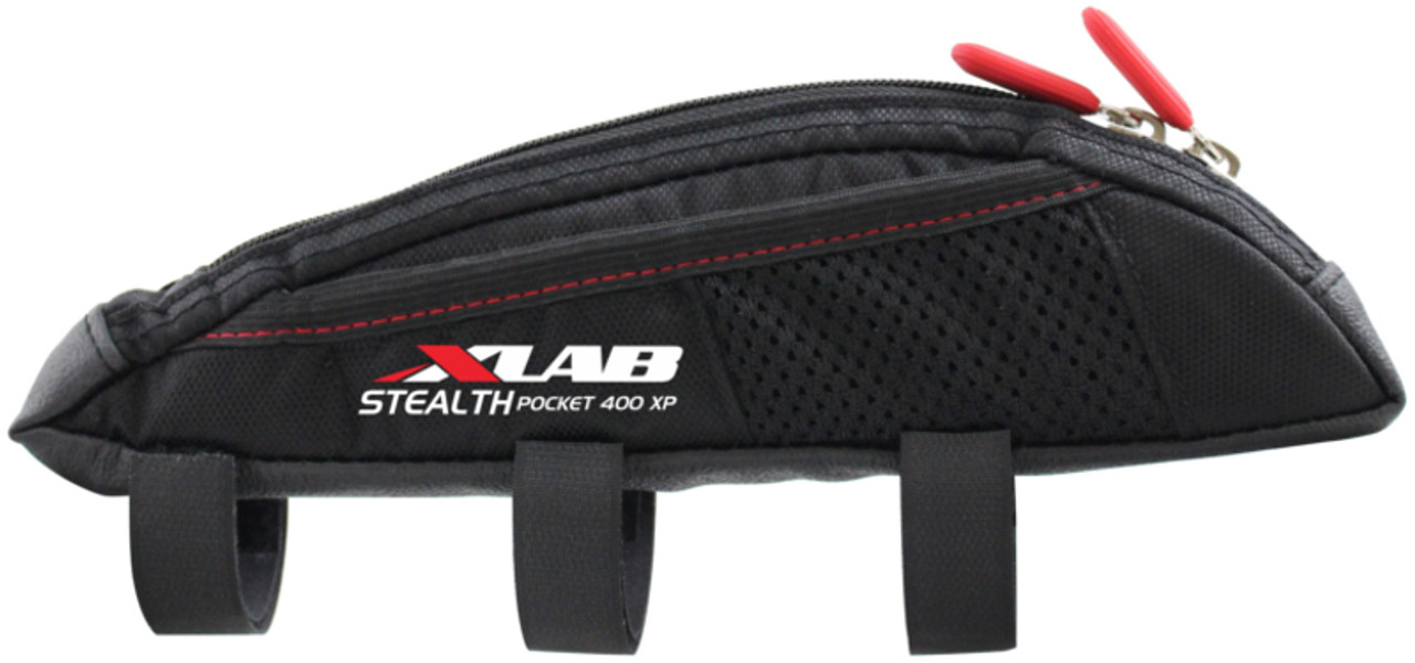 【XLAB】 ステルス Pocket 400カーボン ベルクロ固定 トップチューブ上補給食入れ 容量約380ml Stealth Pocket 400 Carbon