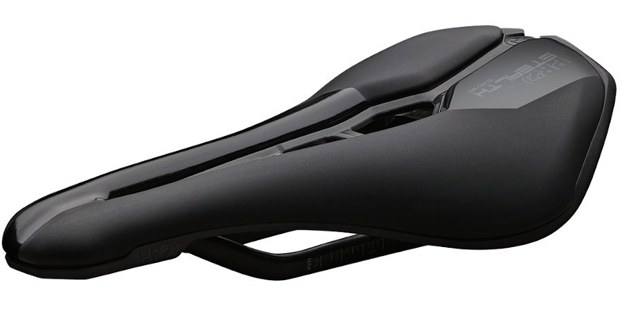PRO Stealth Curved 142mm Carbon Rail Saddle Black - Bikebug