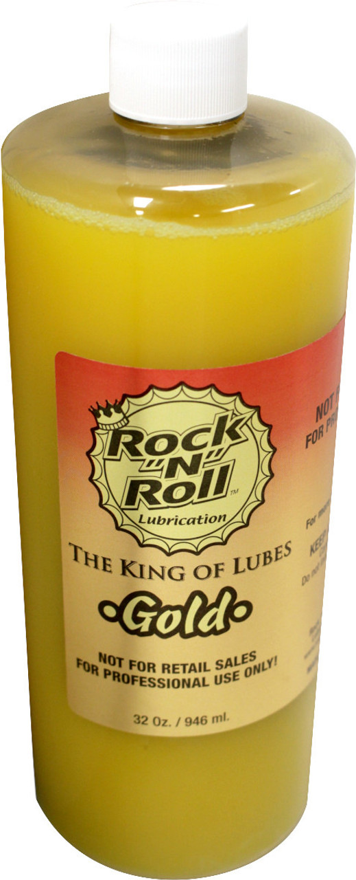 Rock-N-Roll Gold Bike Chain Lube - 32 fl oz, Drip