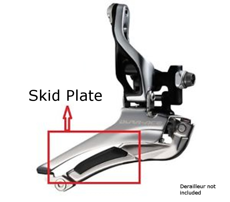 Dura Ace Shimano 105 Front Derailleur Skid Plate Shimano FD-9000