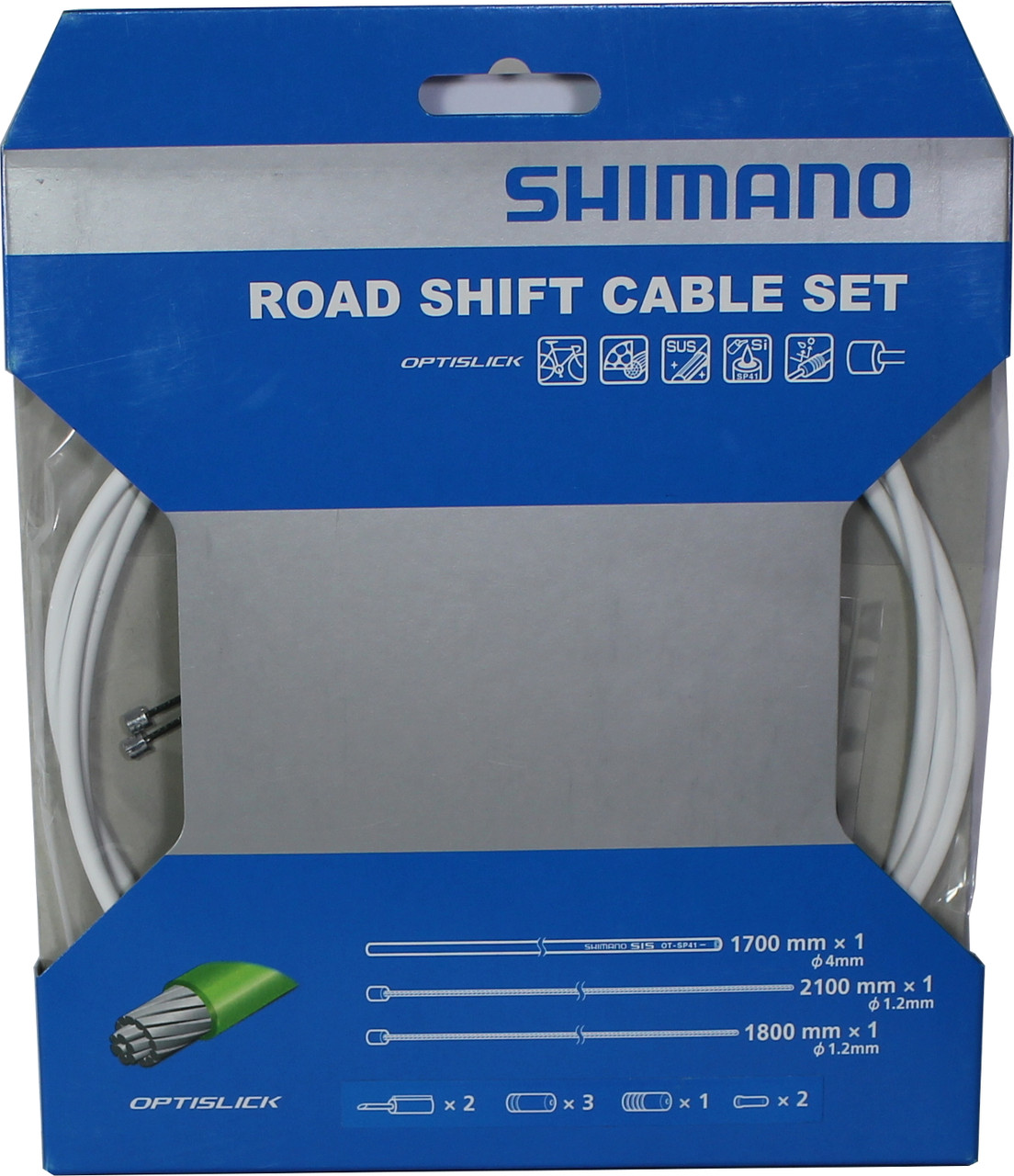 Shimano Optislick ST-5800 Road Shift Cable Set White Pushys