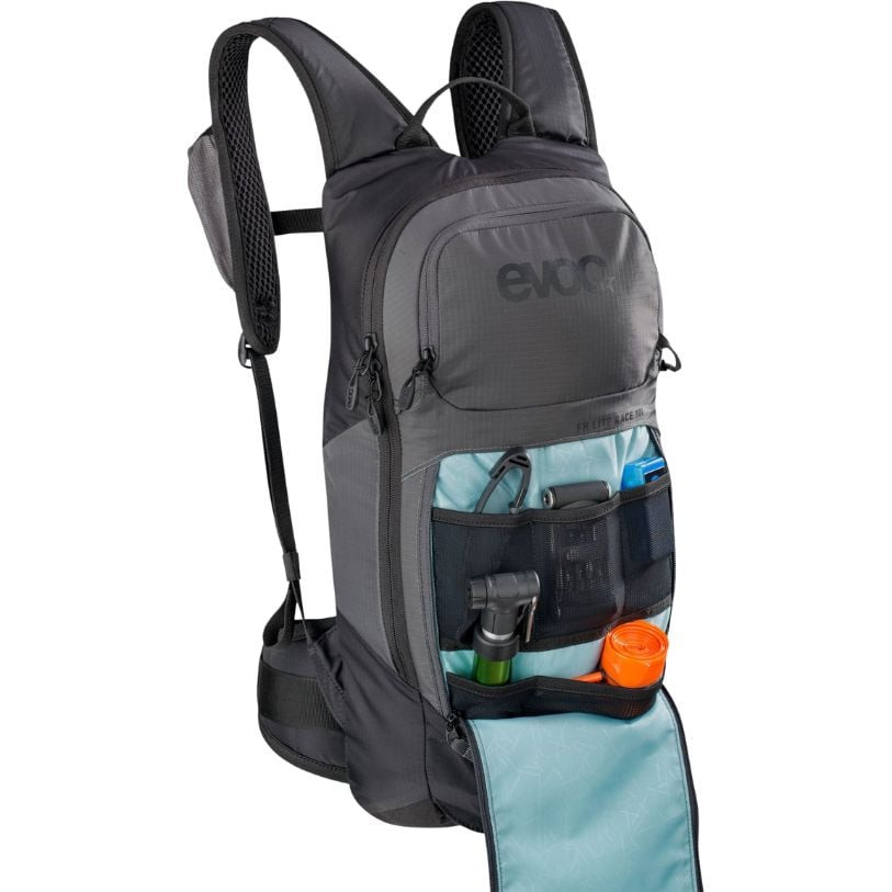 EVOC Fr Lite Race 10L Carbon Grey/Black Backpack Small Pushys