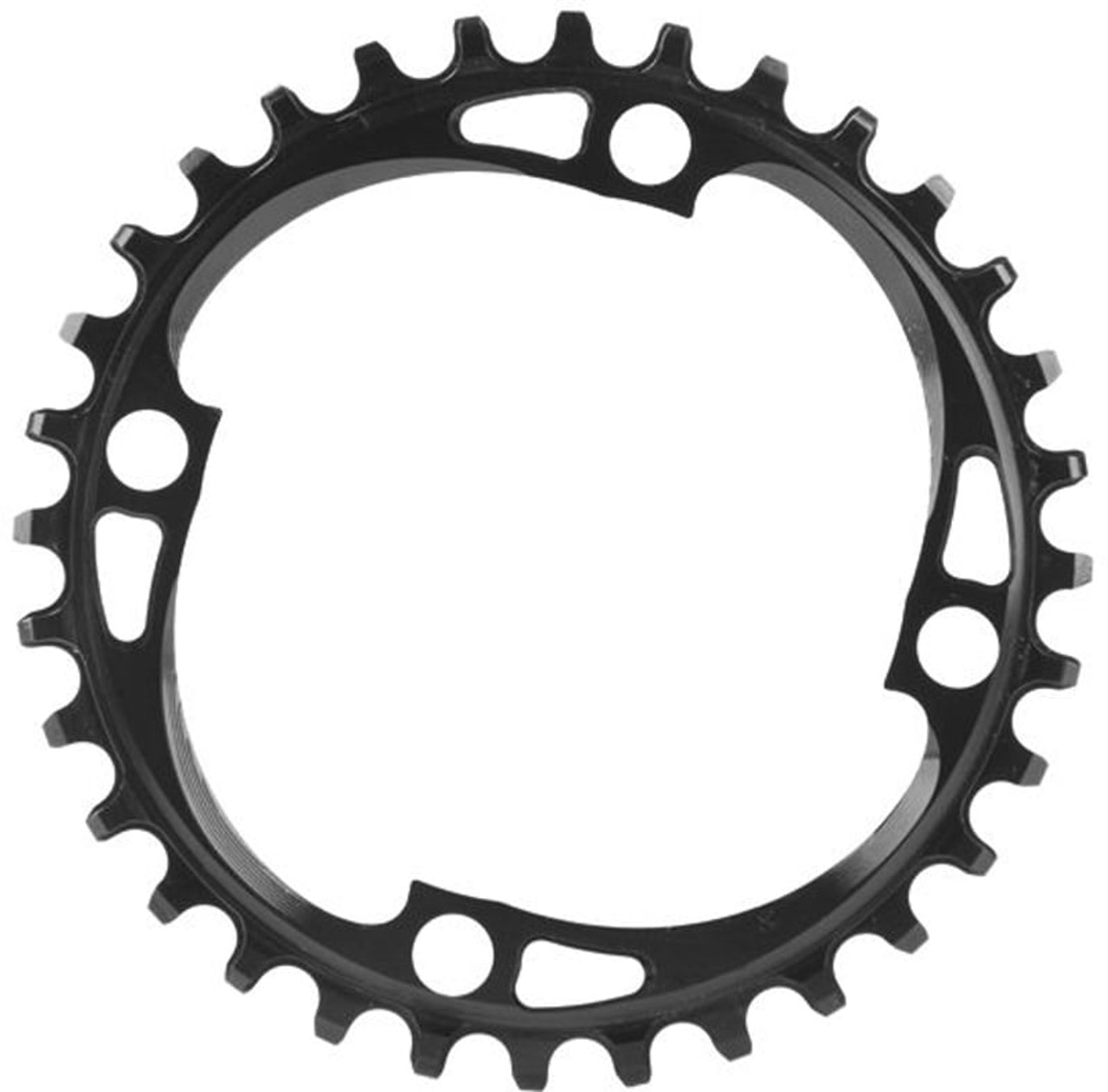 AbsoluteBlack アブソリュートブラック 32T MTB 11s12s AbsoluteBLACK Oval Direct Mount Chainring - 32T: Rider