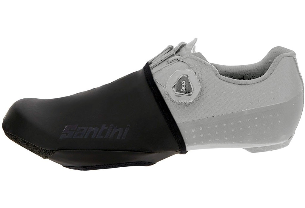 Santini SMS Shield Winter Toe Covers Black Pushys