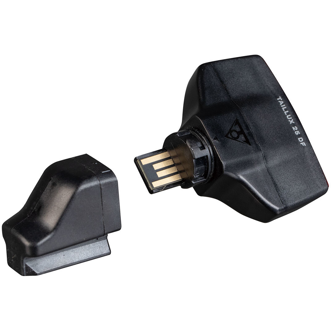 Topeak Taillux 25 Duo Fixer LED fietslamp achter 25 lumen, zwart