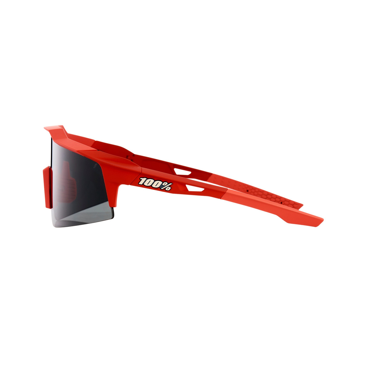 100% Speedcraft SL Sunglasses Soft Tact Coral (Smoke Lens