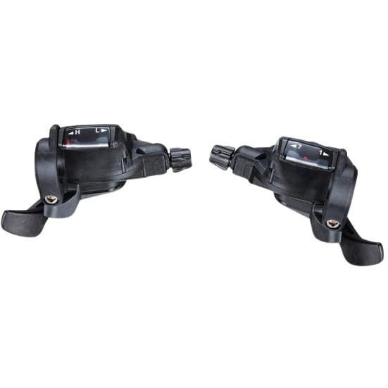 Microshift TS36 3x6 Spd Shimano MTB Thumb Shifter Pair - Pushys