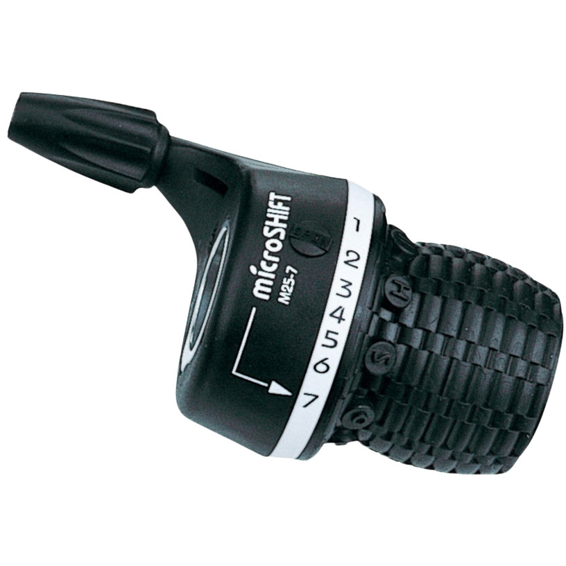 Microshift Twist MS25 3x6 Shim MTB Shifter Pair Pushys