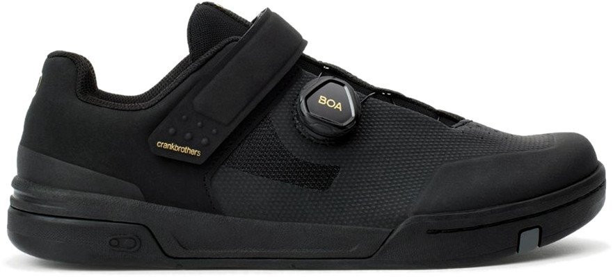 Crank Brothers Stamp Boa Flat MTB Shoes Black/Gold
