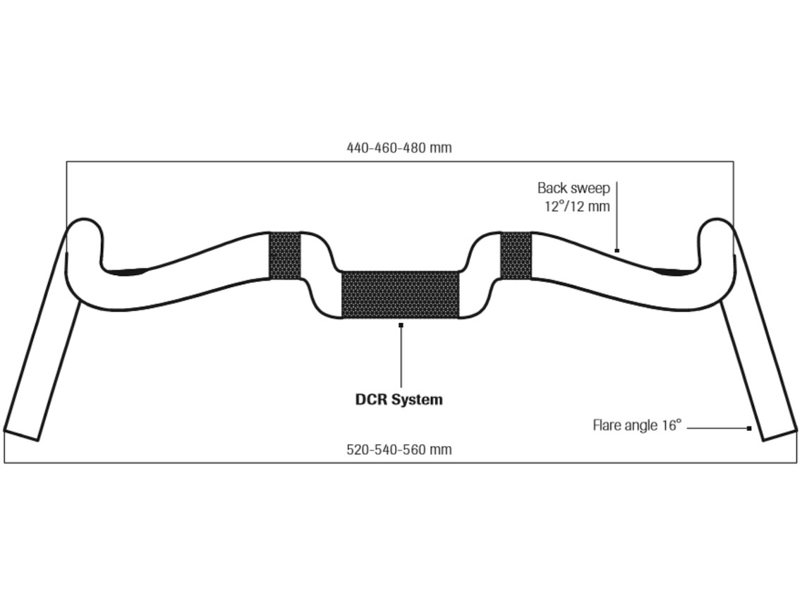 Gravel Bars Standard Drop Bar Size Top Shelf Handlebar Flared