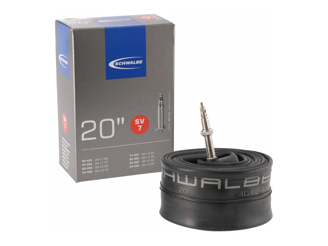Schwalbe SV7 Presta Valve Inner Tube 20 x 1.5 - 2.50
