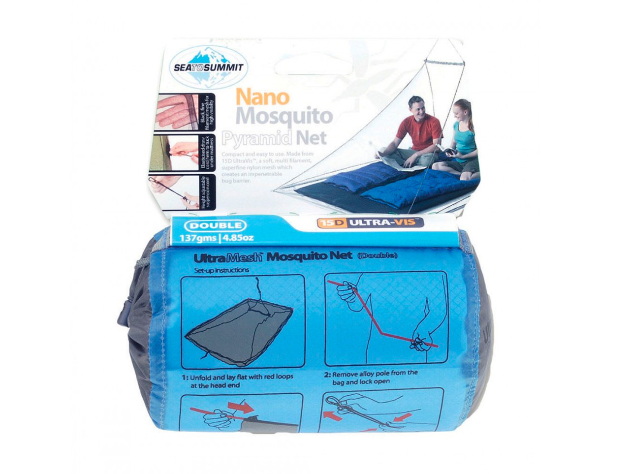 Sea To Summit Nano Pyramid Double Mosquito Net